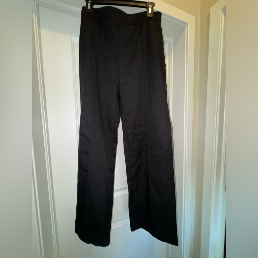 Black Straight Leg Dress Pants